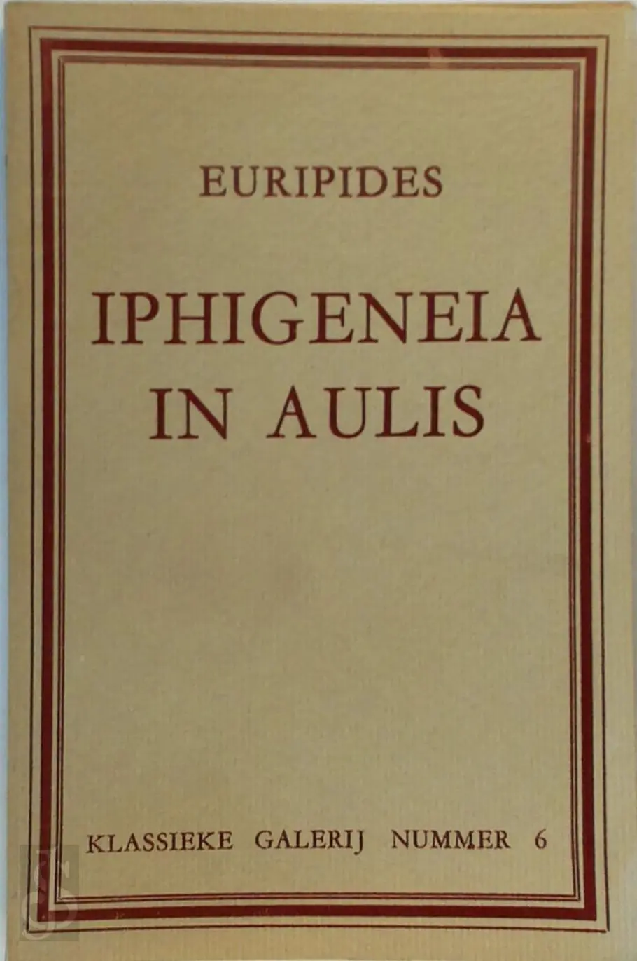 Iphigenia in aulis - Euripides 1