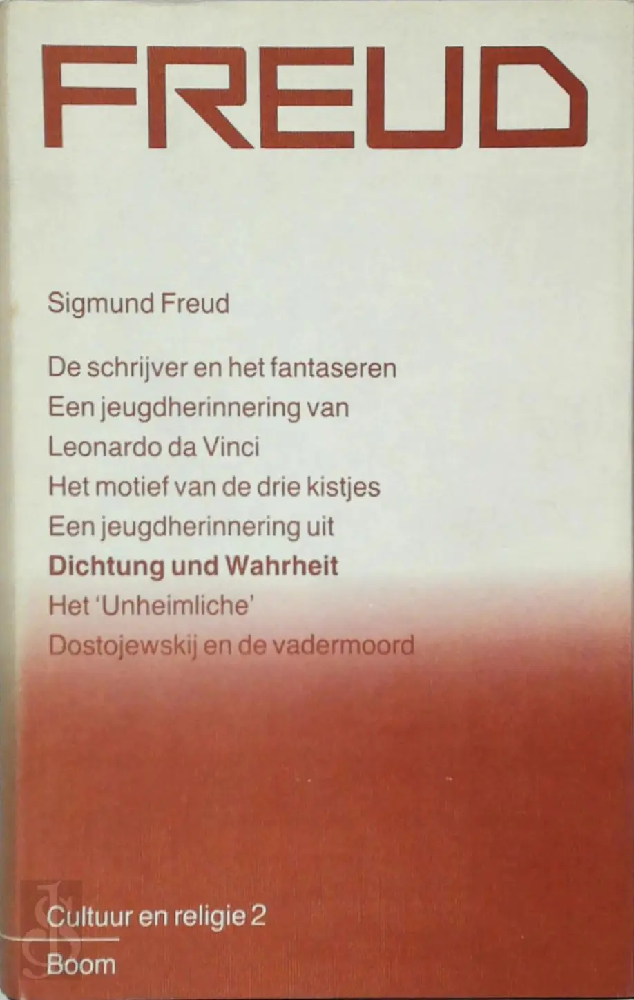 Cultuur en religie 2 - Sigmund Freud 1