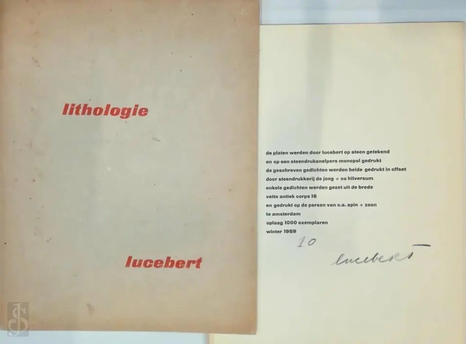 Lithologie [gesigneerd en genummerd '10'] - Lucebert 1