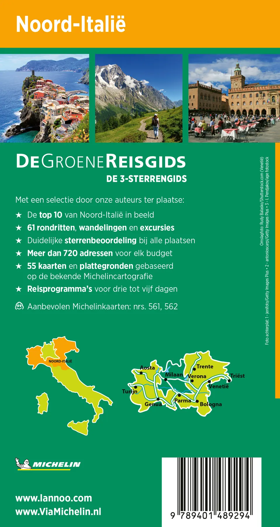 De Groene Reisgids - Noord-Italië - Michelin Editions 2