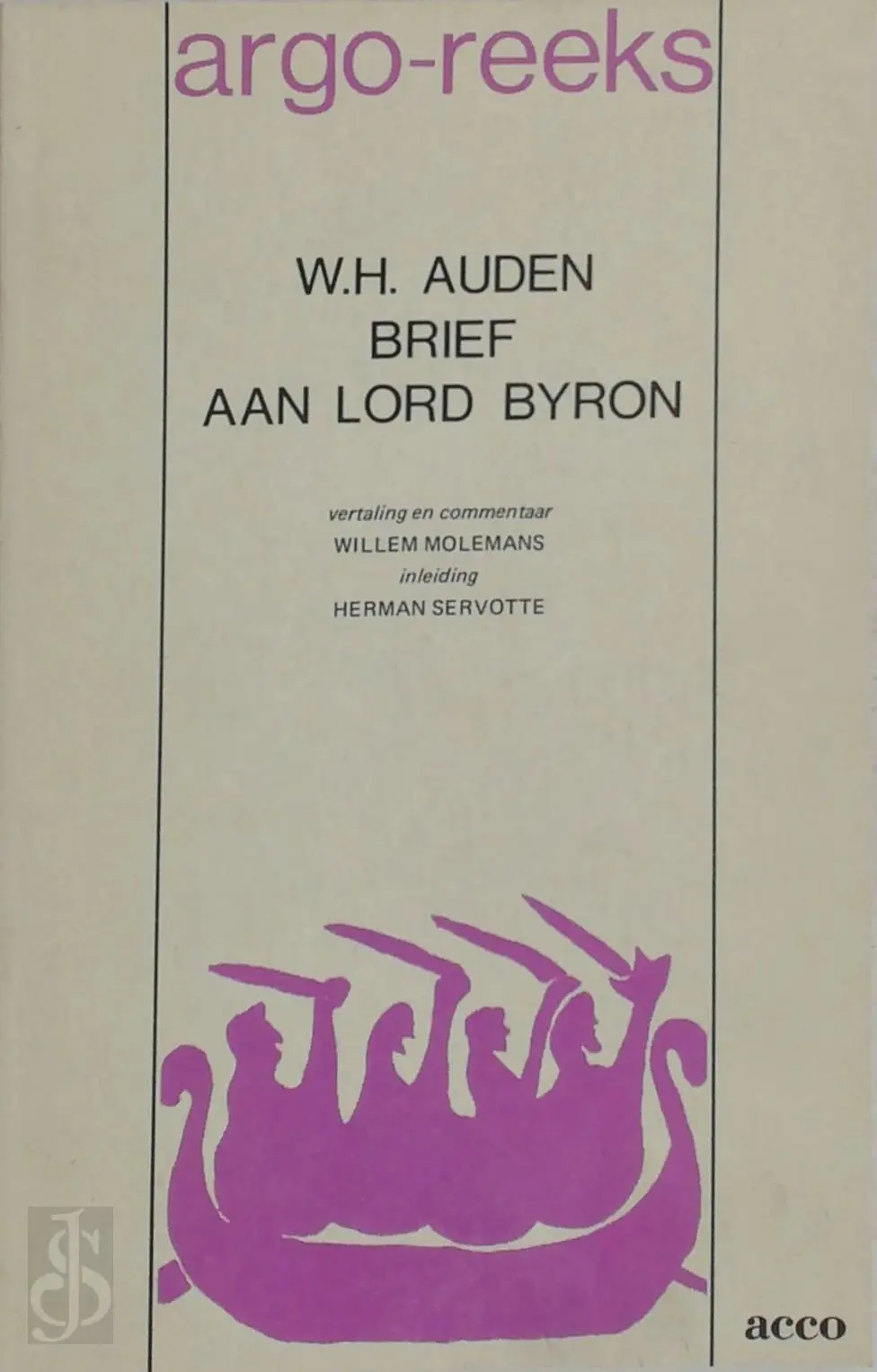 Brief aan lord Byron - W.H. Auden 1